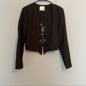 **NWOT Mustard Seed Black S Blazer